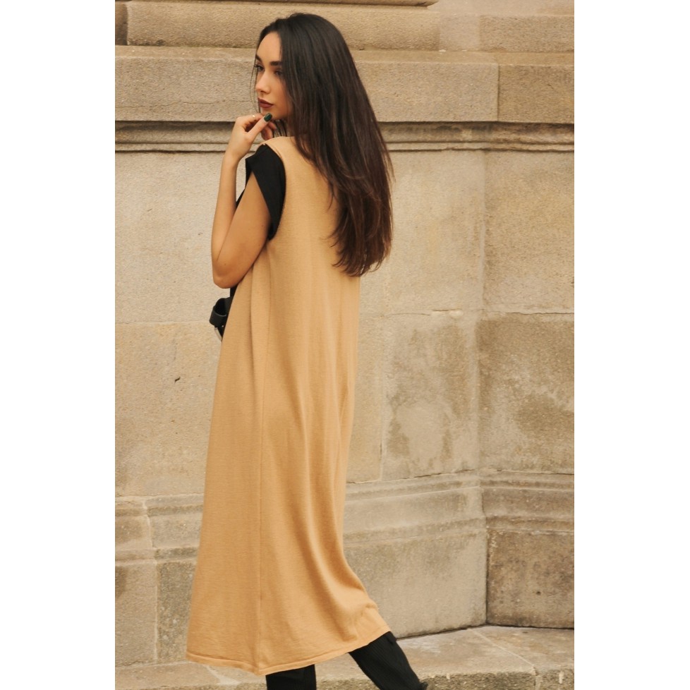 CHALECO PUNTO CAMEL