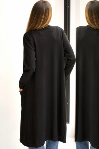 MAXI CHAQUETA NEGRA