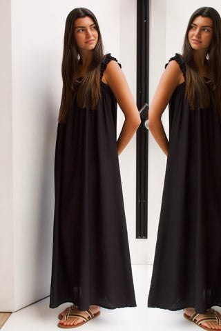 VESTIDO NEGRO LAZADA ESPALDA