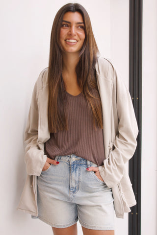 SUDADERA CREMALLERA CON CAPUCHA