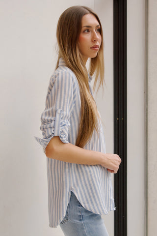 CAMISA DE RAYAS AZUL