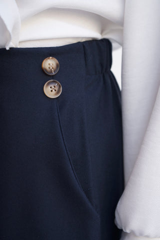 30362 12 PANTALON ANCHO 2 BOTONES CINTURA