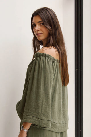 TOP ESCOTE MESONERA VERDE