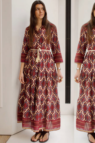 VESTIDO CAMISERO ESTAMPADO