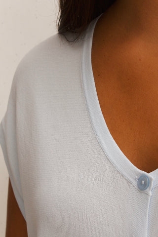 CHAQUETA BABY BLUE MANGA CORTA