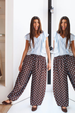 PANTALÓN BOMBACHO DE LUNARES