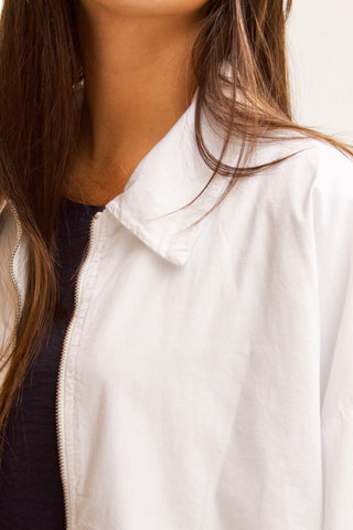 BOMBER BLANCA ALGODÓN