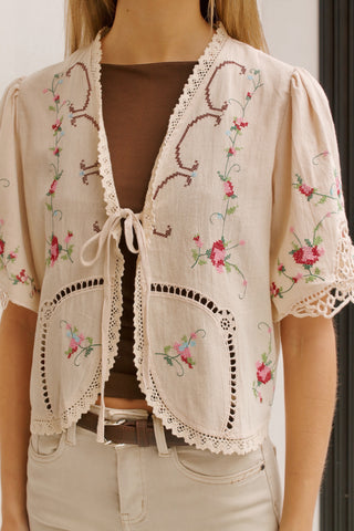CHAQUETA PUNTO DE CRUZ