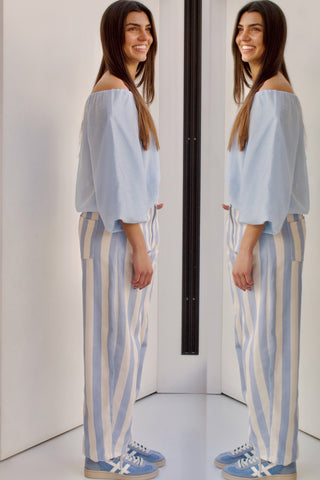 JEANS BALLOON DE RAYAS