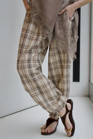 PANTALÓN BOMBACHO CUADROS