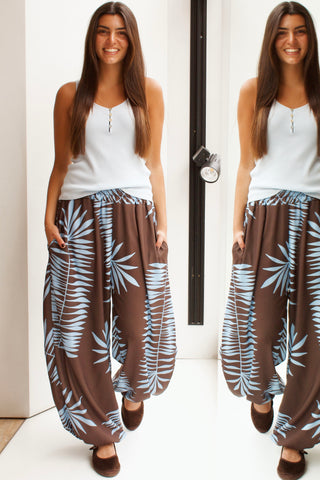 PANTALÓN BOMBACHO ESTAMPADO