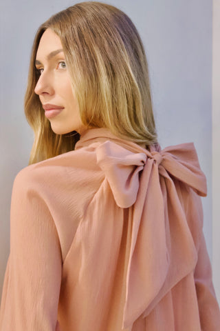 BLUSA LAZADA SALMÓN