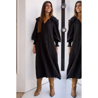 8742-8 MAXI VESTIDO GRANATE