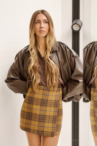 FALDA PANTALÓN DE CUADROS