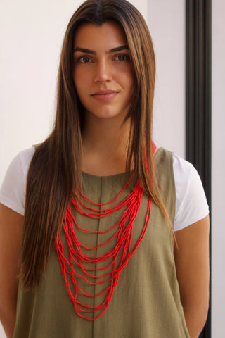 MAXI COLLAR COLLAR CORAL