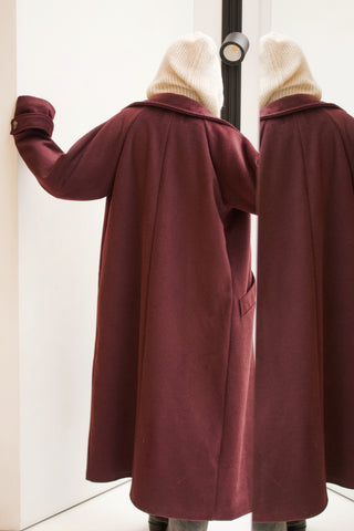 ABRIGO COLOR VINO