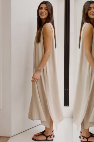 VESTIDO FLUIDO BOLSILLOS