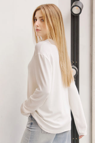 CAMISETA BÁSICA MANGA LARGA