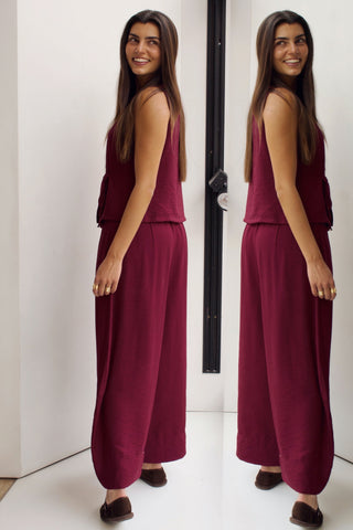 PANTALÓN BORGOÑA