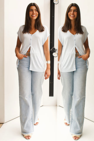 JEANS BAJO DESFLECADO