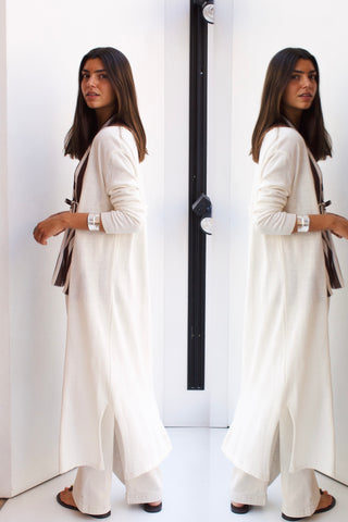 MAXI CHAQUETA ARENA