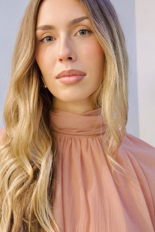 BLUSA LAZADA SALMÓN