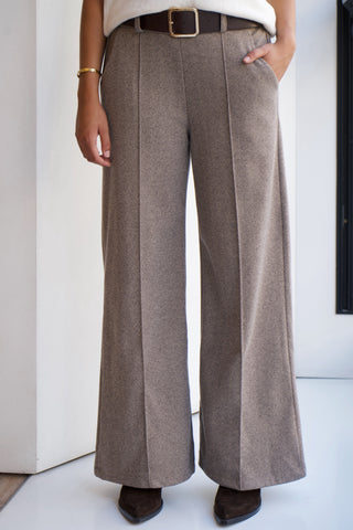 PANTALÓN WIDE LEG ESPIGUILLA