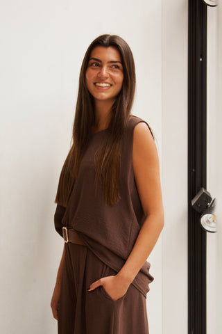 BLUSA CHOCOLATE