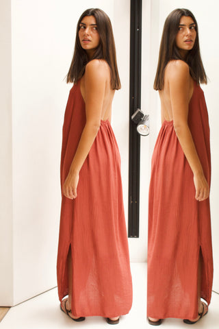 VESTIDO CORAL