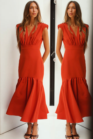 VESTIDO CORAL