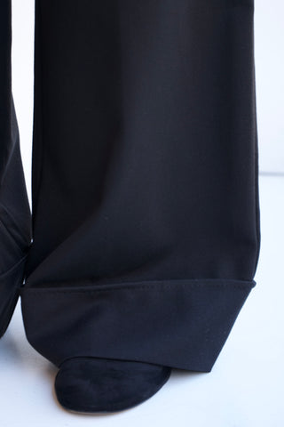 PANTALÓN DE VESTIR RECTO NEGRO