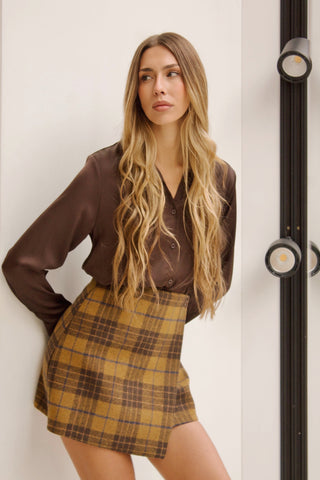 FALDA PANTALÓN DE CUADROS