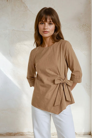 CAMISETA CAMEL LAZADA CINTURA