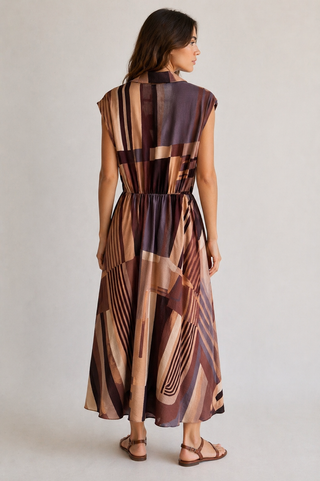VESTIDO CRUZADO ESTAMPADO
