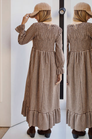 VESTIDO NIDO DE ABEJA VICHY