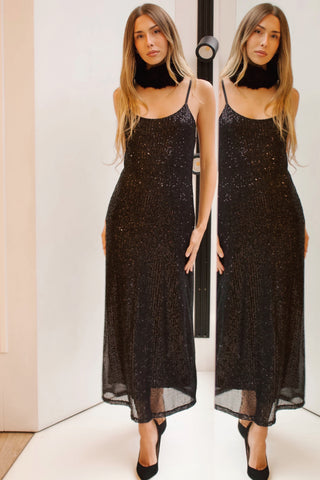 VESTIDO LARGO PAILLETTES