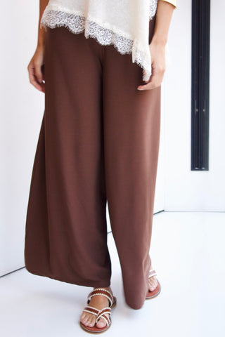 PANTALÓN FLUIDO CHOCOLATE