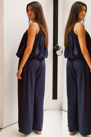 PANTALÓN AZUL MARINO TEXTURA