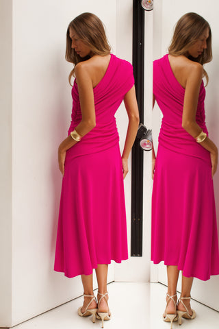 VESTIDO FUCSIA