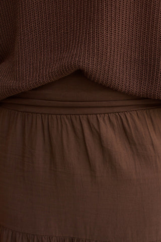 MAXI FALDA CHOCOLATE