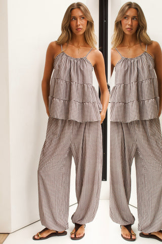 PANTALÓN VICHY BOMBACHO