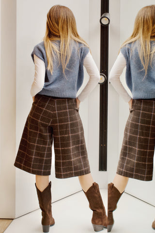 CHALECO DE PUNTO AZUL