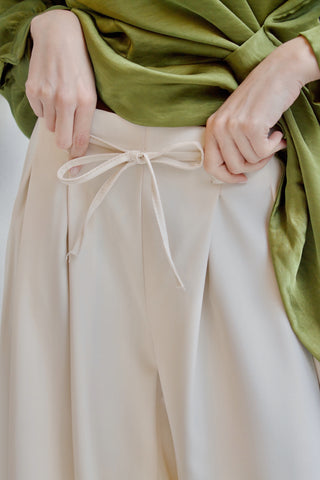 PANTALÓN PALAZZO BEIGE