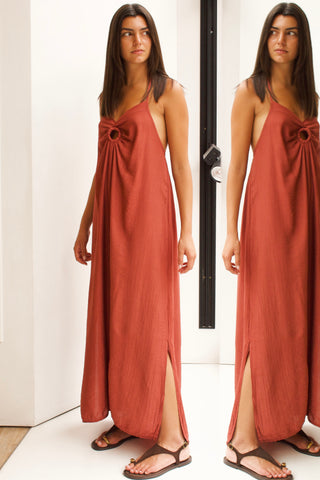 VESTIDO CORAL