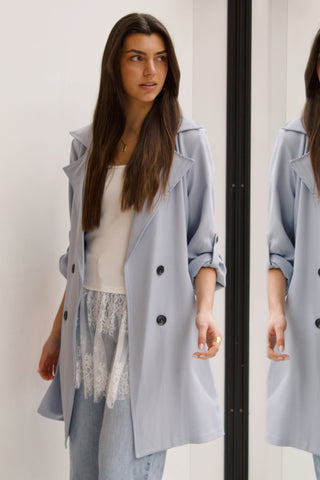 GABARDINA BABY BLUE