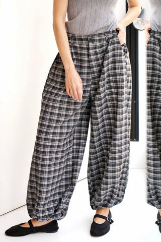 PANTALÓN BOMBACHO DE CUADROS