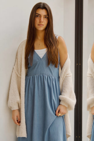 CHAQUETA DE PUNTO CRUDA