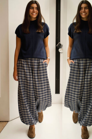 PANTALÓN BOMBACHO DE CUADROS