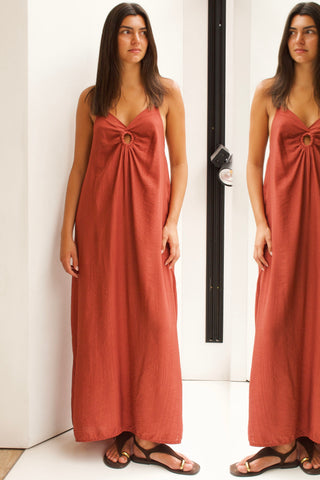 VESTIDO CORAL