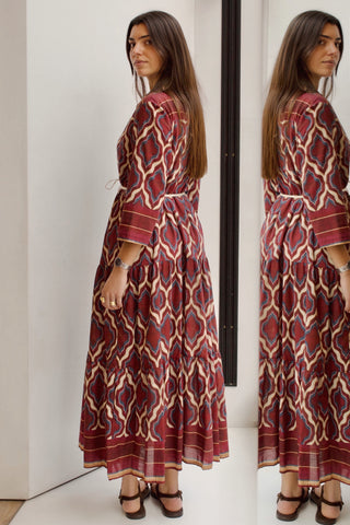 VESTIDO CAMISERO ESTAMPADO